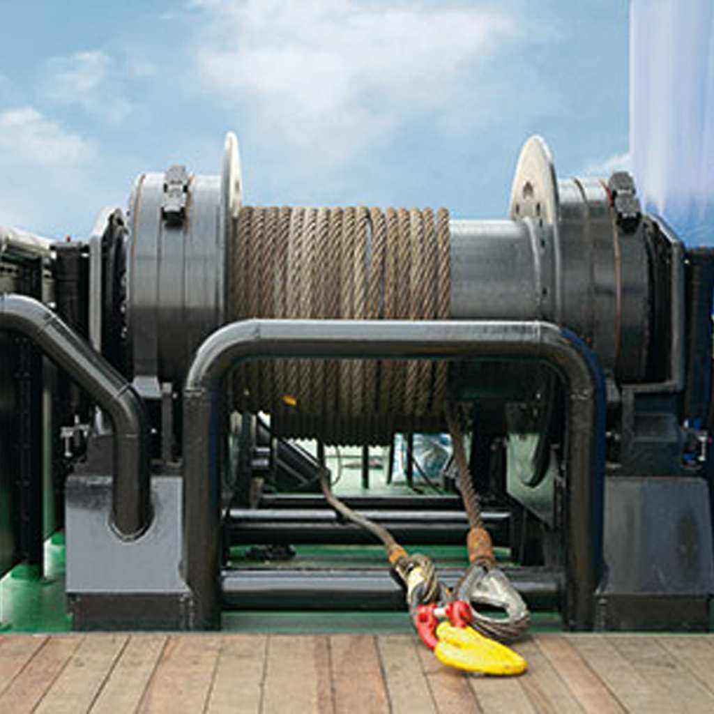 Hydraulic winch supply