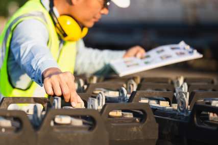 Inspection of Forklift Battery Level