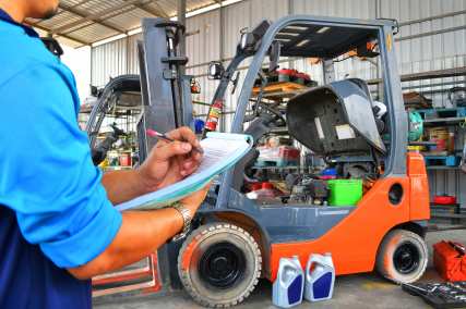 Inspection of  Forklift Brake System