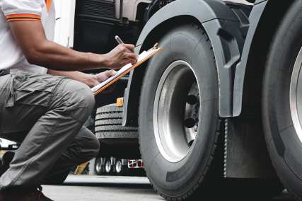 Inspection of  Forklift Tyres
