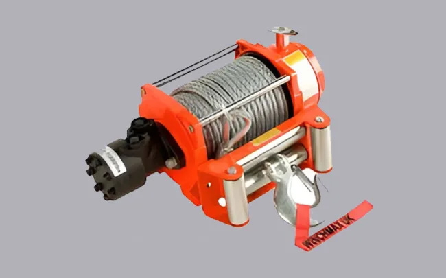 hydraulic-winch-pulling
